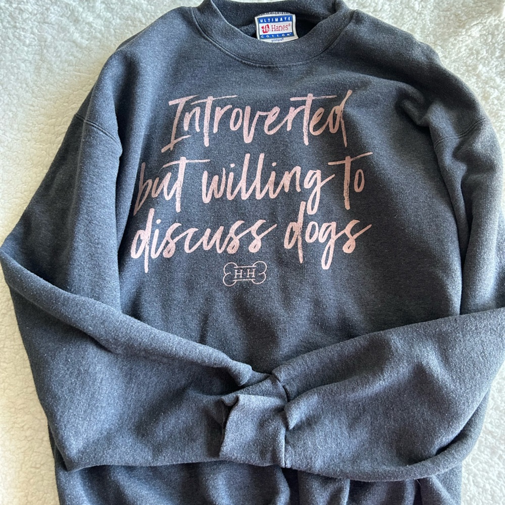 Dog person sweater